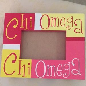 Chi Omega Sorority Picture Frame
